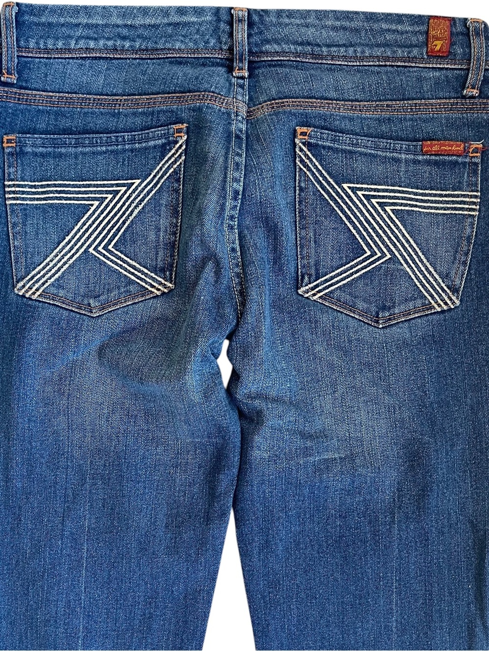 ❤️ Vintage 7 For All Mankind Flynt Retro Flare Jeans 28